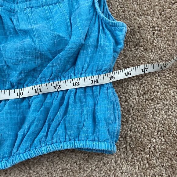 American Eagle Cotton Cropped Peasanty Blouse size Medium - Picture 6 of 7